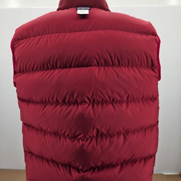 Patagonia Men’s Down Sweater Vest Size Medium 84631 Red - Picture 7 of 13